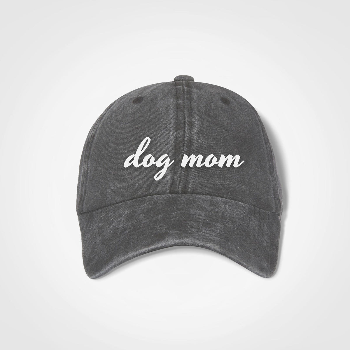 Dog Mom Vintage Cap Nostalgia Charcoal The Pet Parent Co