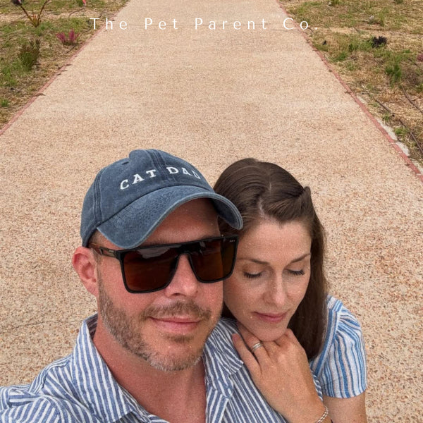 Cat Dad Vintage Cap - Windsor - Denim