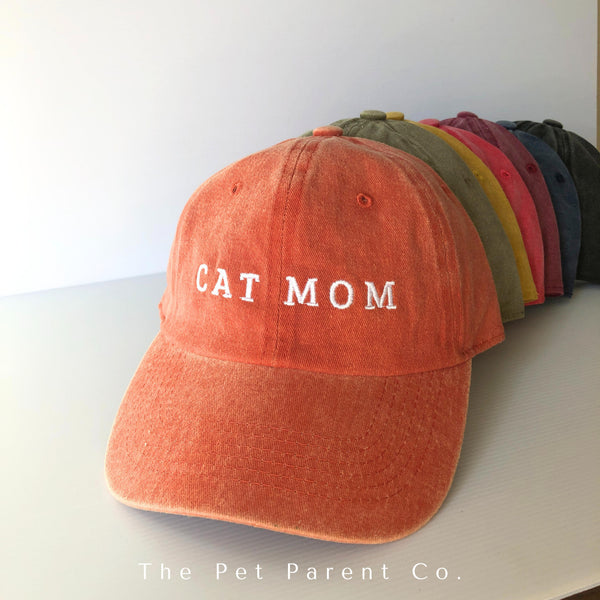 Cat Mom Vintage Cap - Windsor - Orange