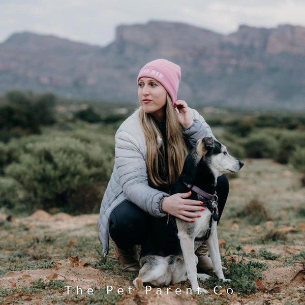 Dog Mom Beanie - Maven Bubblegum