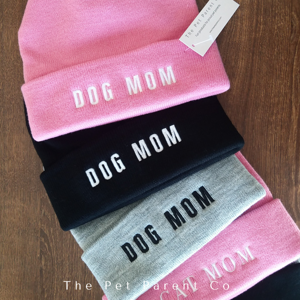 Dog Mom Beanie - Maven Black
