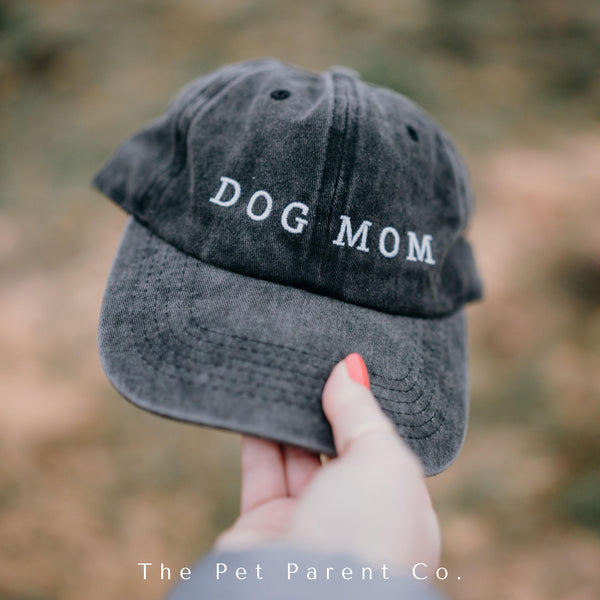 Dog Mom Vintage Cap - Windsor - Charcoal