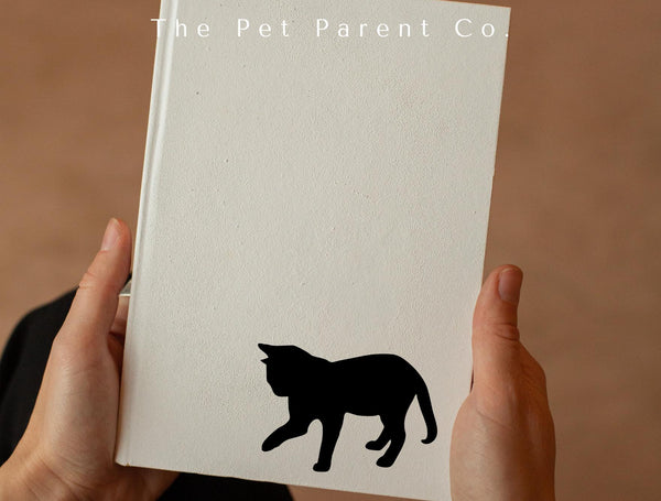 Custom 15cm Cat Silhouette Sticker - Pack of 2