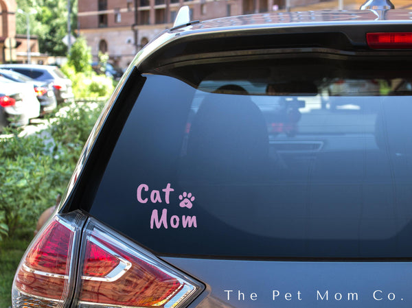 Custom 15cm Cat Mom Sticker - Pack of 4