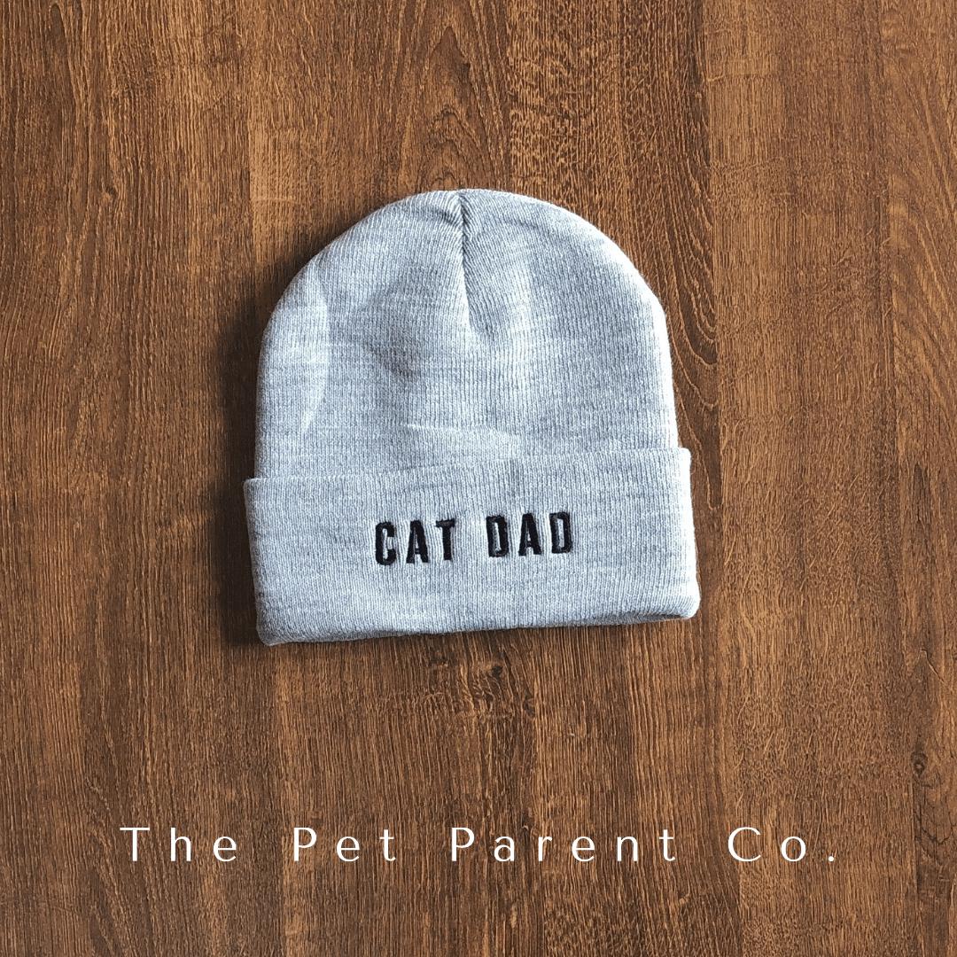 Cat Dad Beanie - Maven Grey