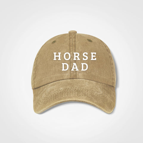 Horse Dad Vintage Cap - Windsor - Olive