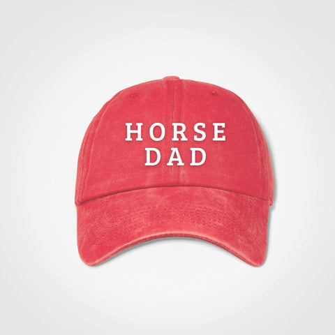 Horse Dad Vintage Cap - Windsor - Coral