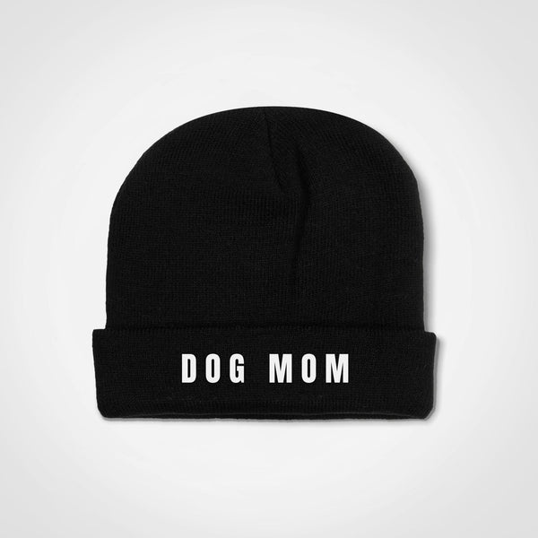 Dog Mom Beanie - Maven Black