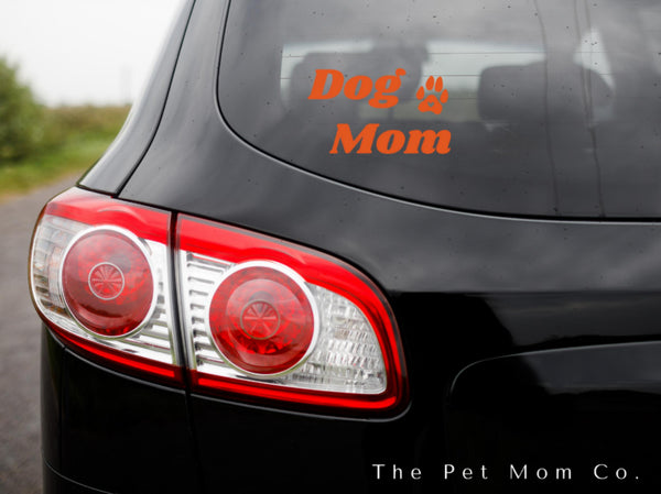 Custom 10cm Dog Mom Sticker - Pack of 4