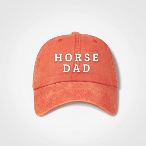 Horse Dad Vintage Cap - Windsor - Orange