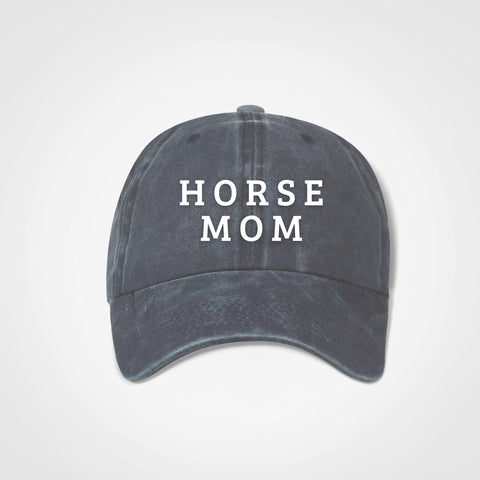 Horse Mom Vintage Cap - Windsor - Denim