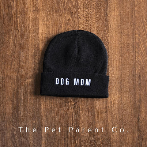 Dog Mom Beanie - Maven Black