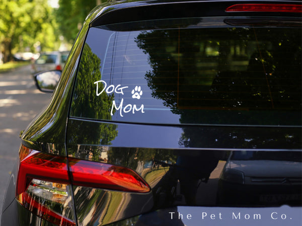 Custom 10cm Dog Mom Sticker - Pack of 4