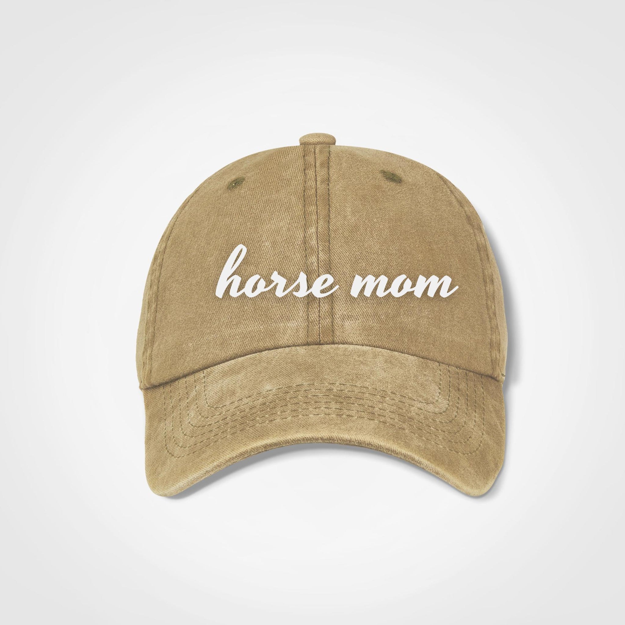 Horse Mom Vintage Cap - Nostalgia - Olive