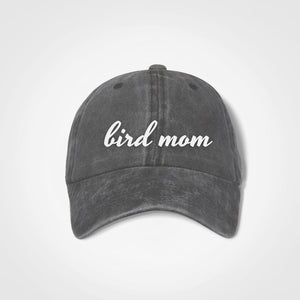 Bird Mom Vintage Cap - Nostalgia - Charcoal