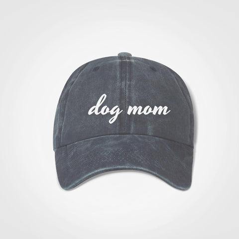 Dog Mom Vintage Cap - Nostalgia - Denim