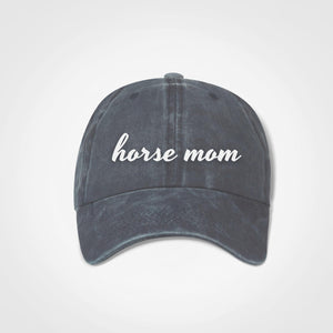 Horse Mom Vintage Cap - Nostalgia - Denim