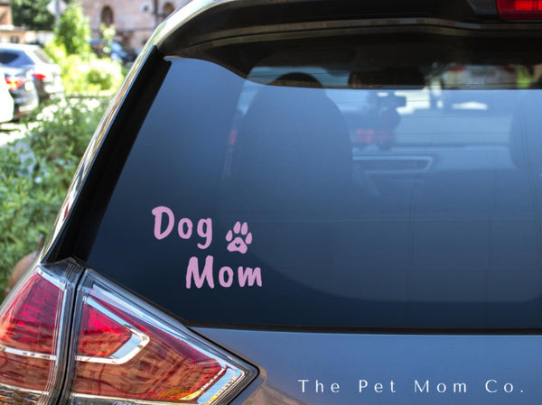 Custom 10cm Dog Mom Sticker - Pack of 4