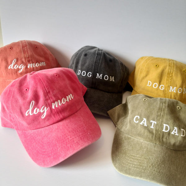 Dog Dad Vintage Cap - Windsor - Coral