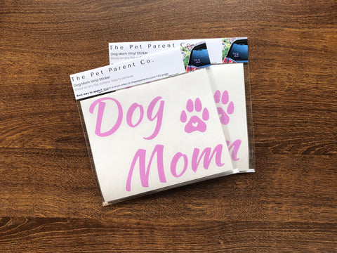 Custom 15cm Dog Mom Sticker - Pack of 2