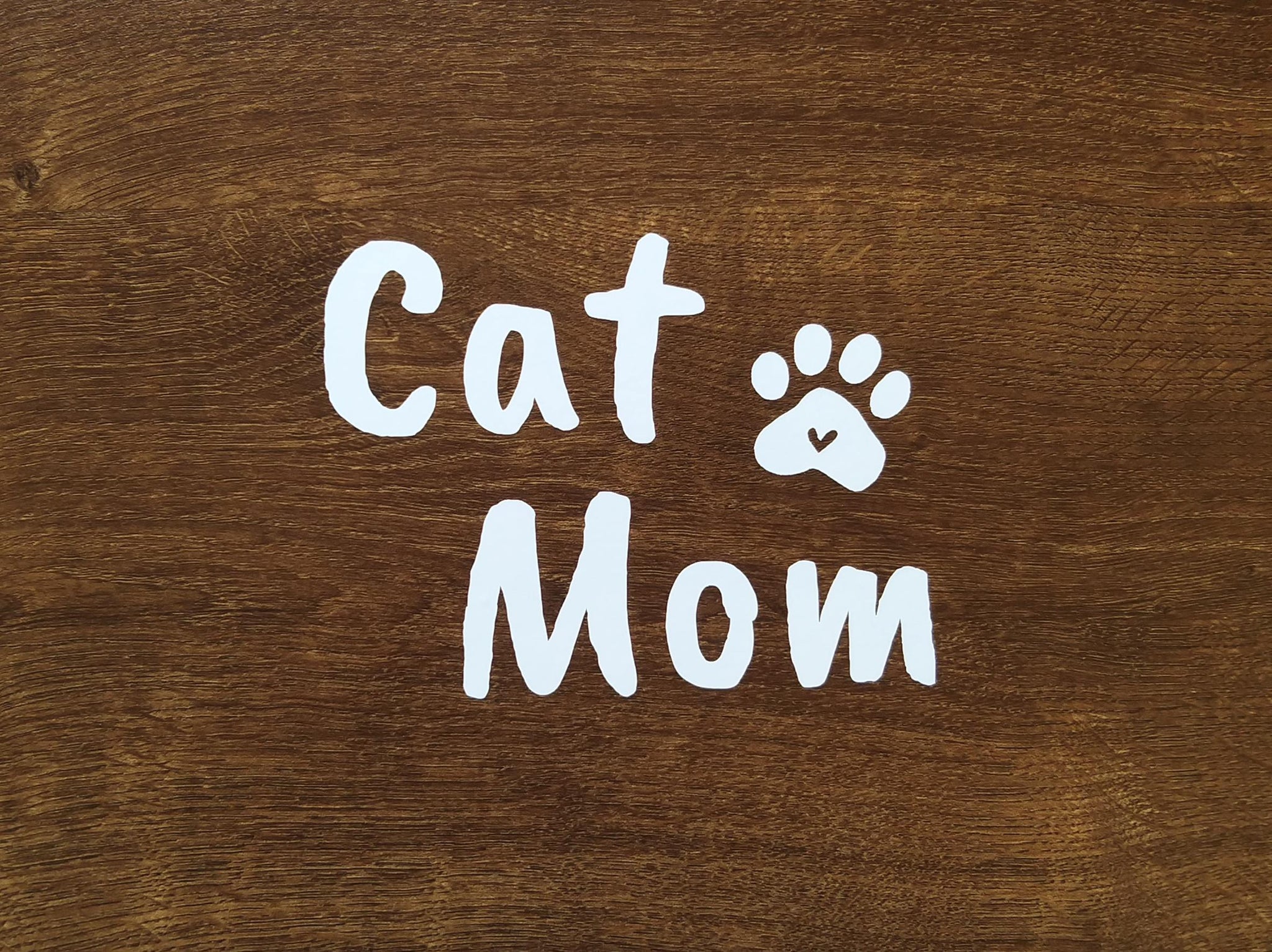 Custom 15cm Cat Mom Sticker - Pack of 4