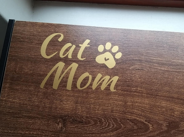 Custom 10cm Cat Mom Sticker - Pack of 4